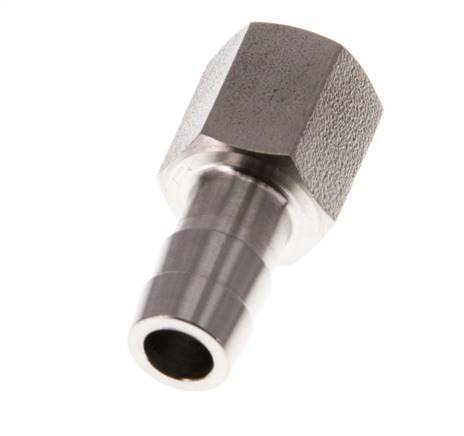 G 1/8'' x 9mm Stainless steel Hose barb 40 Bar