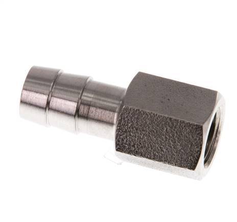 G 1/8'' x 9mm Stainless steel Hose barb 40 Bar