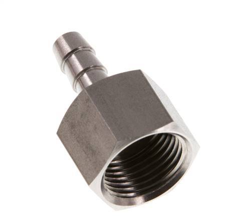 G 3/8'' x 6mm Stainless steel Hose barb 40 Bar