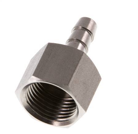 G 3/8'' x 6mm Stainless steel Hose barb 40 Bar