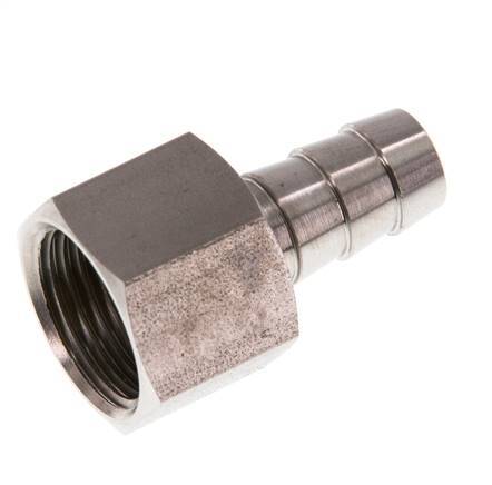 G 3/8'' x 9mm Stainless steel Hose barb 40 Bar