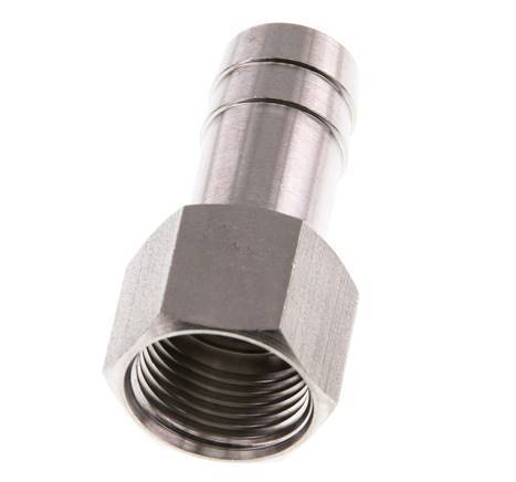 G 3/8'' x 13mm Stainless steel Hose barb 40 Bar
