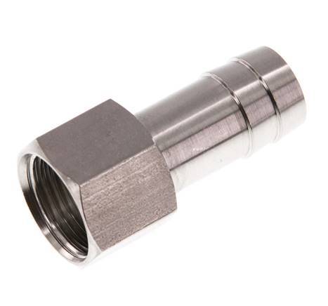 G 3/8'' x 13mm Stainless steel Hose barb 40 Bar
