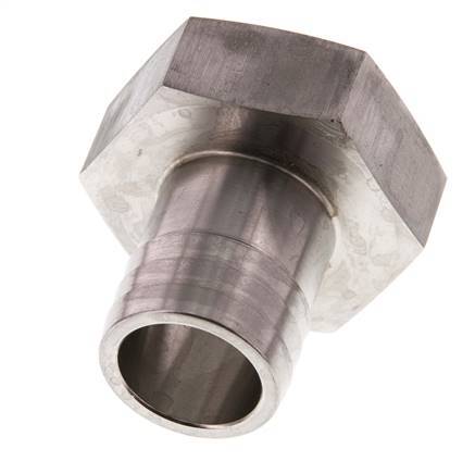 G 1 1/2'' x 32mm Stainless steel Hose barb 40 Bar