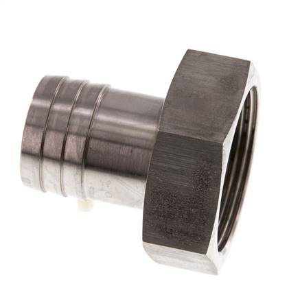 G 1 1/2'' x 32mm Stainless steel Hose barb 40 Bar