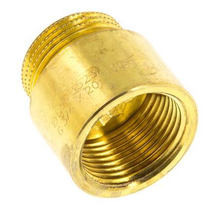 G 3/4'' F/M Brass Extension DIN 3523 - 20 mm