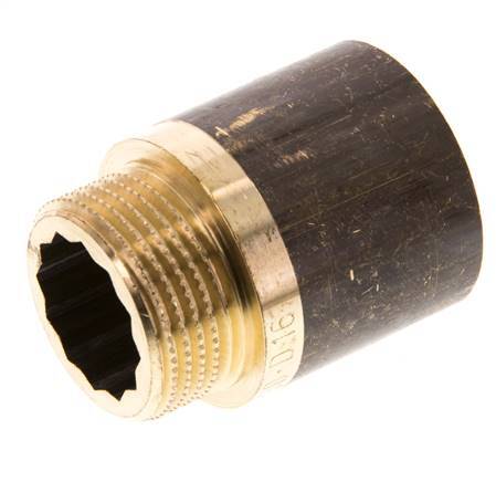 G 3/4'' F/M Brass Extension DIN 3523 - 30 mm