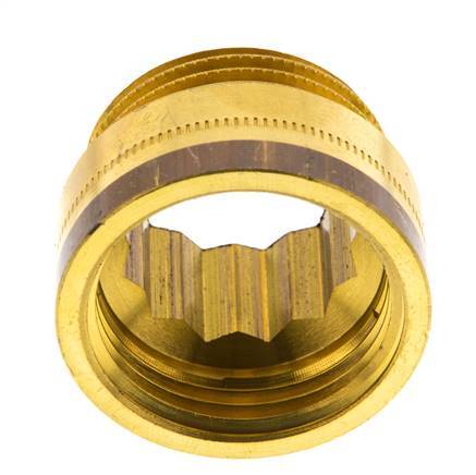 G 1'' F/M Brass Extension DIN 3523 - 15 mm