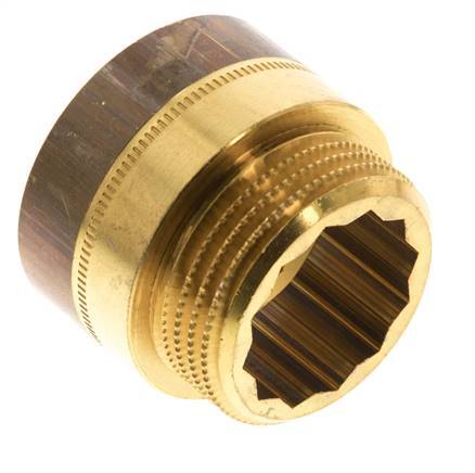 G 1'' F/M Brass Extension DIN 3523 - 20 mm
