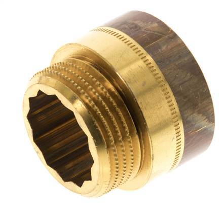 G 1'' F/M Brass Extension DIN 3523 - 20 mm
