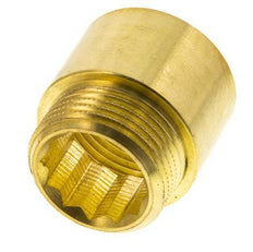 G 1'' F/M Brass Extension DIN 3523 - 25 mm