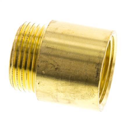 G 1'' F/M Brass Extension DIN 3523 - 30 mm