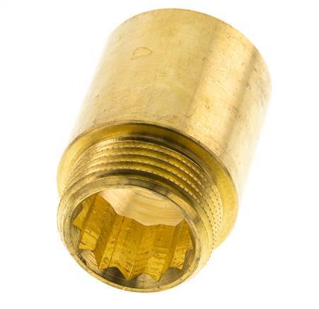 G 1'' F/M Brass Extension DIN 3523 - 40 mm