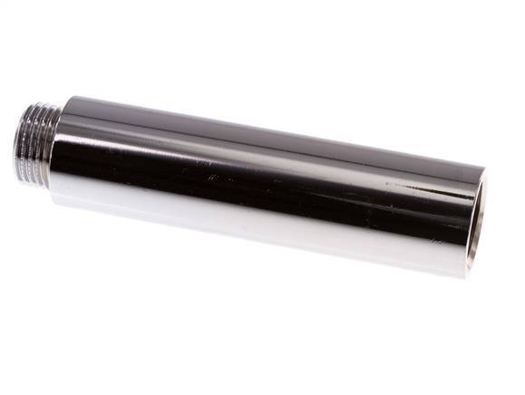 G 1/2'' F/M Chromium plated Brass Extension DIN 3523 - 100 mm