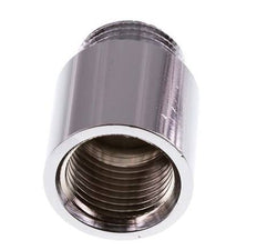 G 1/2'' F/M Chromium plated Brass Extension DIN 3523 - 25 mm
