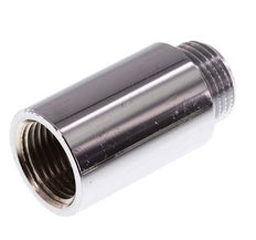 G 1/2'' F/M Chromium plated Brass Extension DIN 3523 - 40 mm