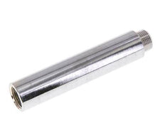 G 3/8'' F/M Chromium plated Brass Extension DIN 3523 - 100 mm