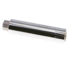 G 3/8'' F/M Chromium plated Brass Extension DIN 3523 - 80 mm
