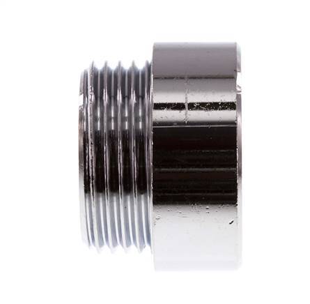 G 1'' F/M Chromium plated Brass Extension DIN 3523 - 15 mm