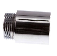 G 1'' F/M Chromium plated Brass Extension DIN 3523 - 40 mm