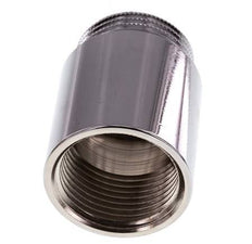G 1'' F/M Chromium plated Brass Extension DIN 3523 - 40 mm