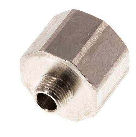 G 1/2'' x G 1/8'' F/M Nickel plated Brass Reducing Ring 16 Bar