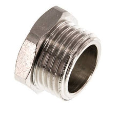 G 1/4'' x G 1/2'' F/M Nickel plated Brass Reducing Ring 16 Bar [2 Pieces]