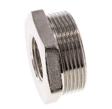 G 3/4'' x G 1 1/2'' F/M Nickel plated Brass Reducing Ring 16 Bar