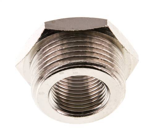 G 3/8'' x G 3/4'' F/M Nickel plated Brass Reducing Ring 16 Bar [2 Pieces]