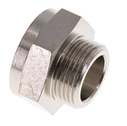 G 1'' x G 3/4'' F/M Nickel plated Brass Reducing Ring 16 Bar