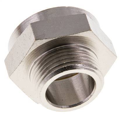 G 1'' x G 3/4'' F/M Nickel plated Brass Reducing Ring 16 Bar