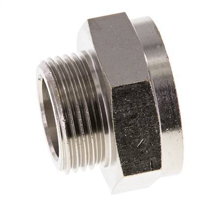 G 1'' x G 3/4'' F/M Nickel plated Brass Reducing Ring 16 Bar