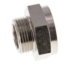 G 1'' x G 3/4'' F/M Nickel plated Brass Reducing Ring 16 Bar