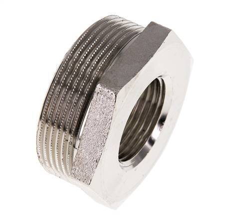 G 1'' x G 2'' F/M Nickel plated Brass Reducing Ring 16 Bar