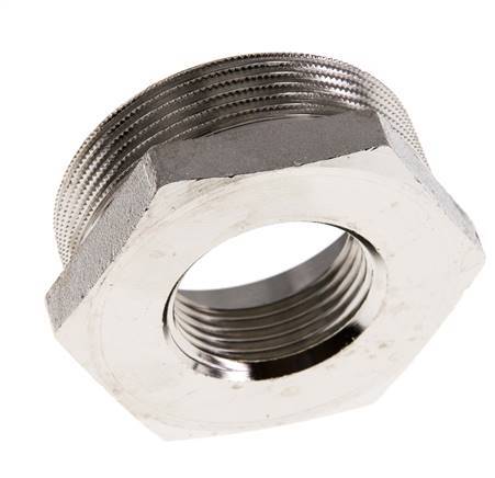 G 1'' x G 2'' F/M Nickel plated Brass Reducing Ring 16 Bar