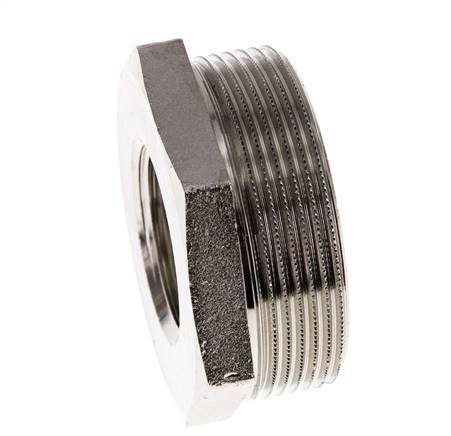 G 1'' x G 2'' F/M Nickel plated Brass Reducing Ring 16 Bar