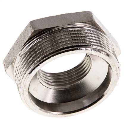 G 1'' x G 2'' F/M Nickel plated Brass Reducing Ring 16 Bar