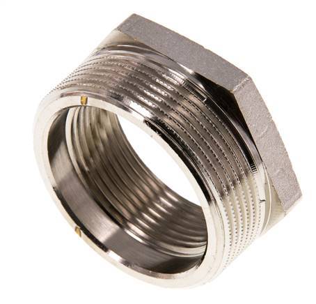 G 1 1/2'' x G 2'' F/M Nickel plated Brass Reducing Ring 16 Bar