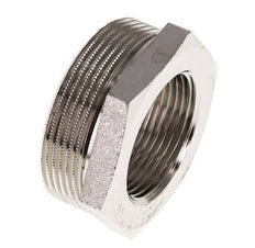 G 1 1/4'' x G 2'' F/M Nickel plated Brass Reducing Ring 16 Bar
