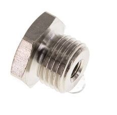 M5 x G 1/4'' F/M Nickel plated Brass Reducing Ring 16 Bar [5 Pieces]