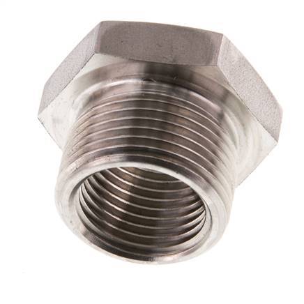 G 1/2'' x G 3/4'' F/M Stainless steel Reducing Ring 40 Bar