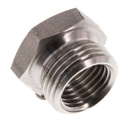 G 1/4'' x G 3/8'' F/M Stainless steel Reducing Ring 40 Bar