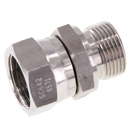 G 3/4'' F/M Stainless steel Reducing Adapter 175 Bar - Hydraulic
