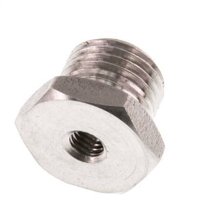 M5 x G 1/4'' F/M Stainless steel Reducing Ring 40 Bar