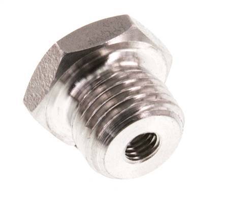 M5 x G 1/4'' F/M Stainless steel Reducing Ring 40 Bar