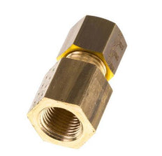G 1/8'' x 5mm Brass Straight Compression Fitting 150 Bar DIN EN 1254-2