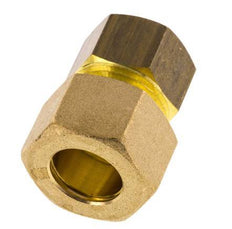 G 3/8'' x 14mm Brass Straight Compression Fitting 89 Bar DIN EN 1254-2