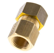 G 3/8'' x 15mm Brass Straight Compression Fitting 82 Bar DIN EN 1254-2