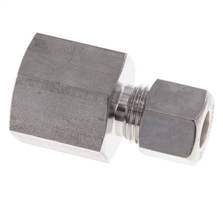 G 1/2'' x 10L Stainless steel Straight Compression Fitting 315 Bar DIN 2353