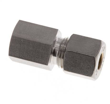 G 1/4'' x 8S Stainless steel Straight Compression Fitting 630 Bar DIN 2353